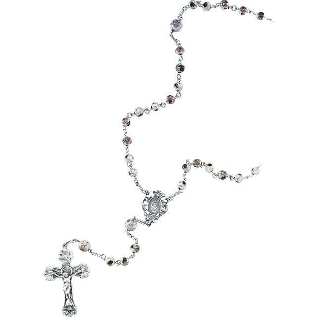 Silver Rosary